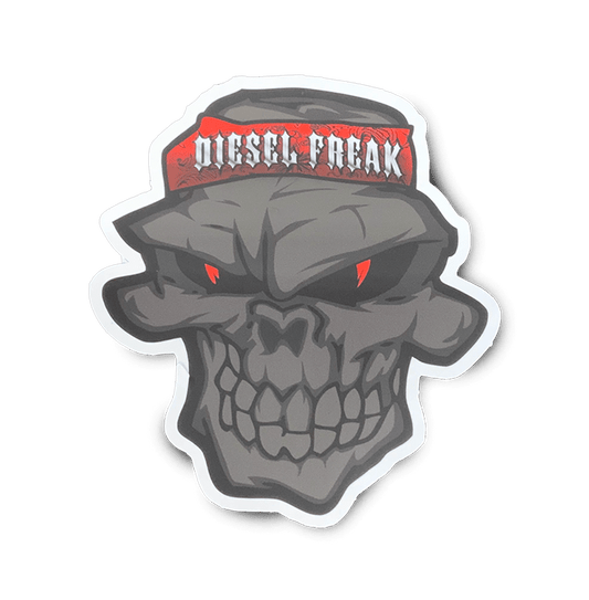 BLACKED OUT SKULLY HEAD DECAL