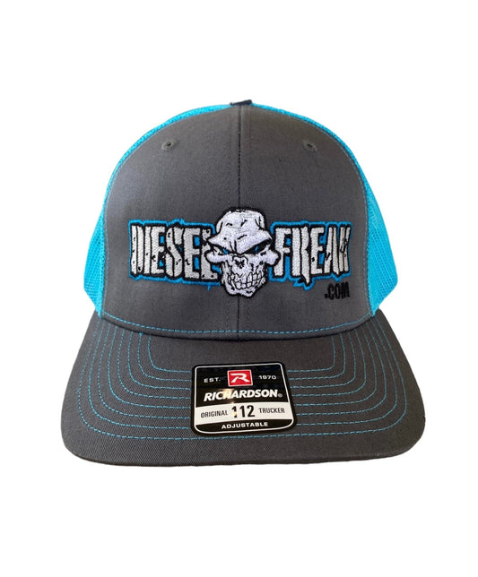 Blue and Grey Diesel Freak Snapback Hat