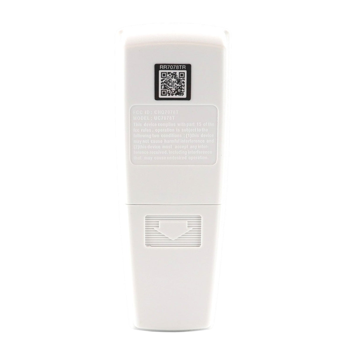 Anderic Substitute for Hampton Bay UC7030T Ceiling Fan Remote Control [RR7078TR]
