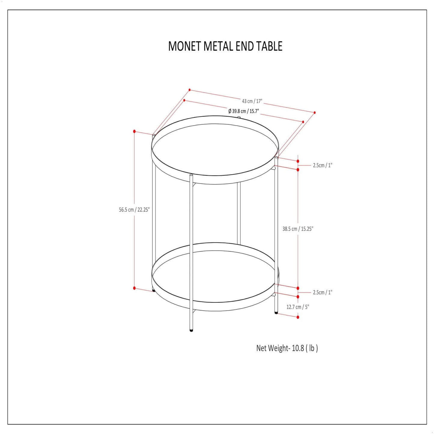 Monet - Handcrafted Table