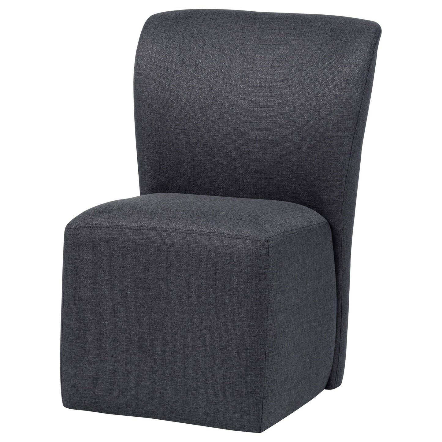 Jaelynn Upholstered Parsons Dining Side Chair Charcoal (Set of 2)