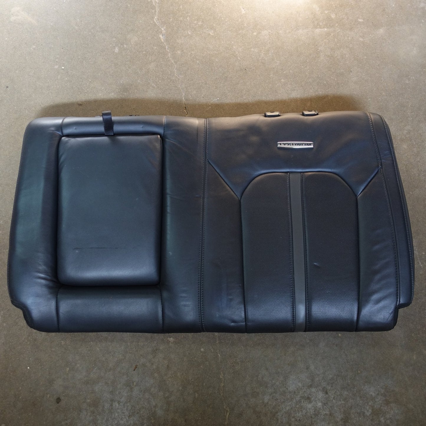 2015 16 Ford F150 Platinum Upper Left Rear Seat Back Cushion Pad Cover Leather