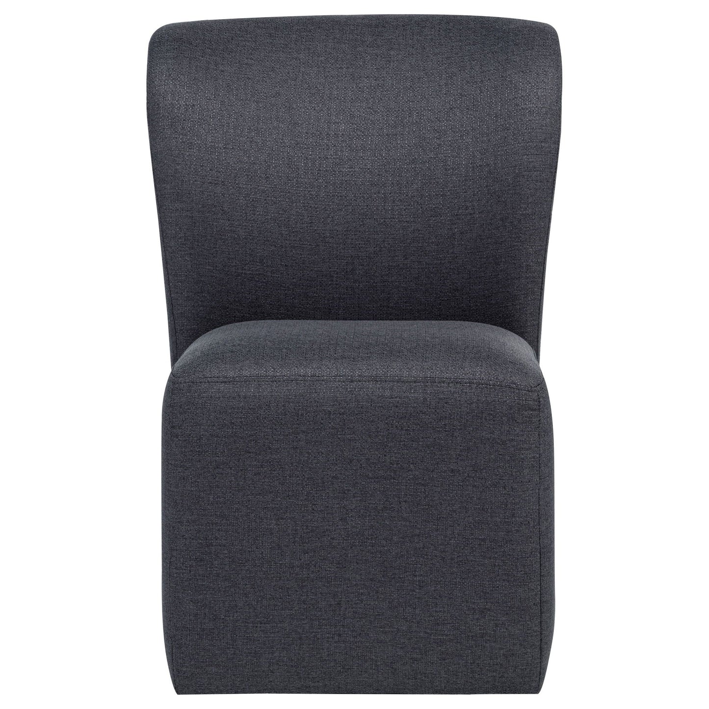Jaelynn Upholstered Parsons Dining Side Chair Charcoal (Set of 2)