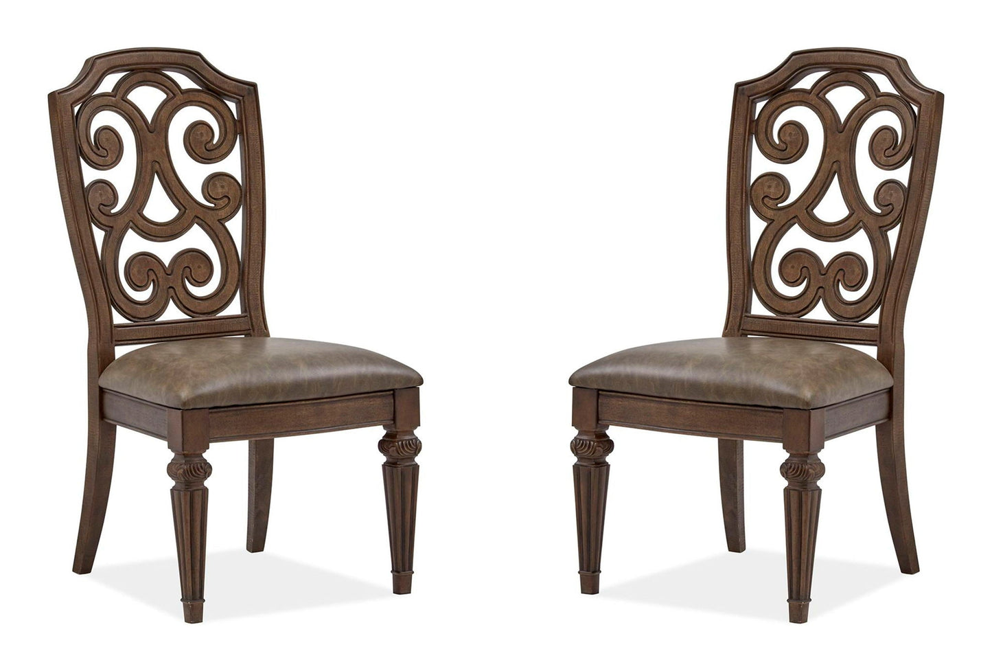 Durango - Wood Dining Side Chair With Upholstered Seat (Set of 2) - Willadeene Brown