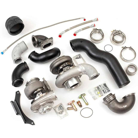Caterpillar compound turbo kit