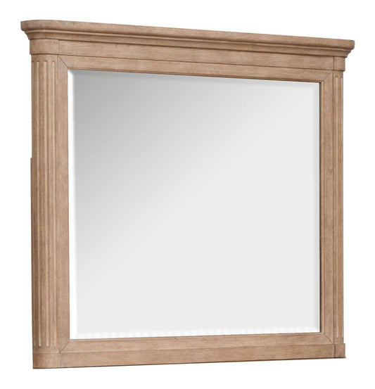 Harmony Heights - Landscape Mirror - Belgium Wheat