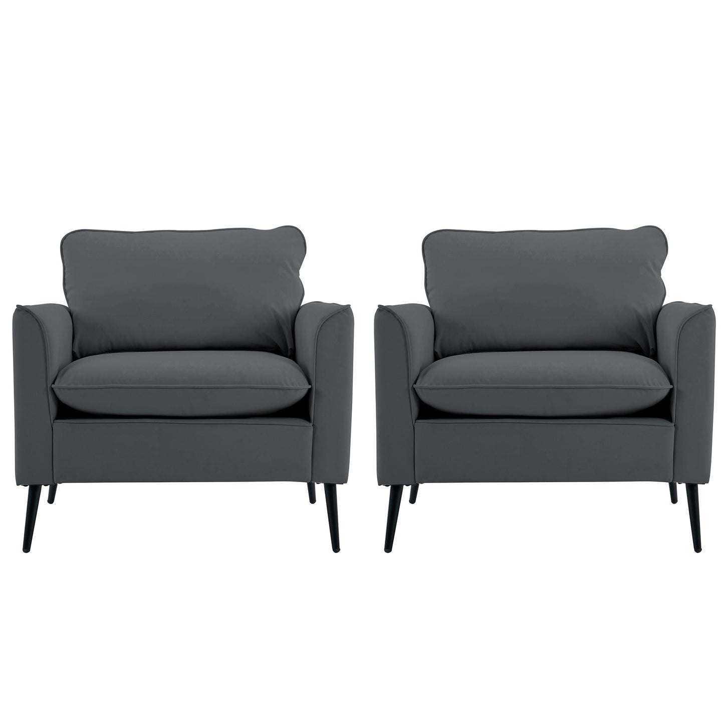 Nordic Retro Light Luxury Upholstered Sofa Chair