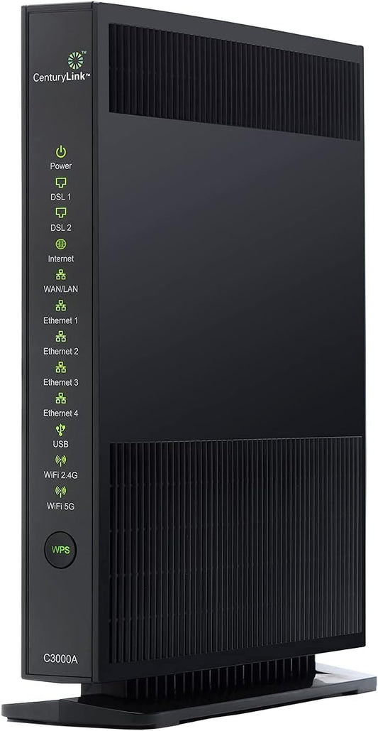 Centurylink C3000A Wireless DSL Modem Router (Renewed)