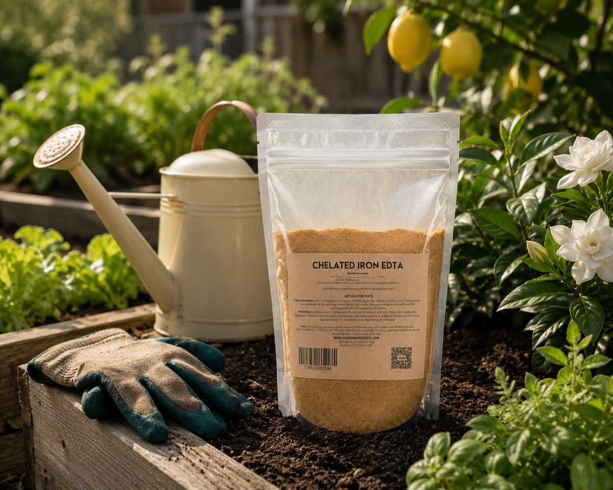 Chelated Iron EDTA Fertilizer 13.2% Fe