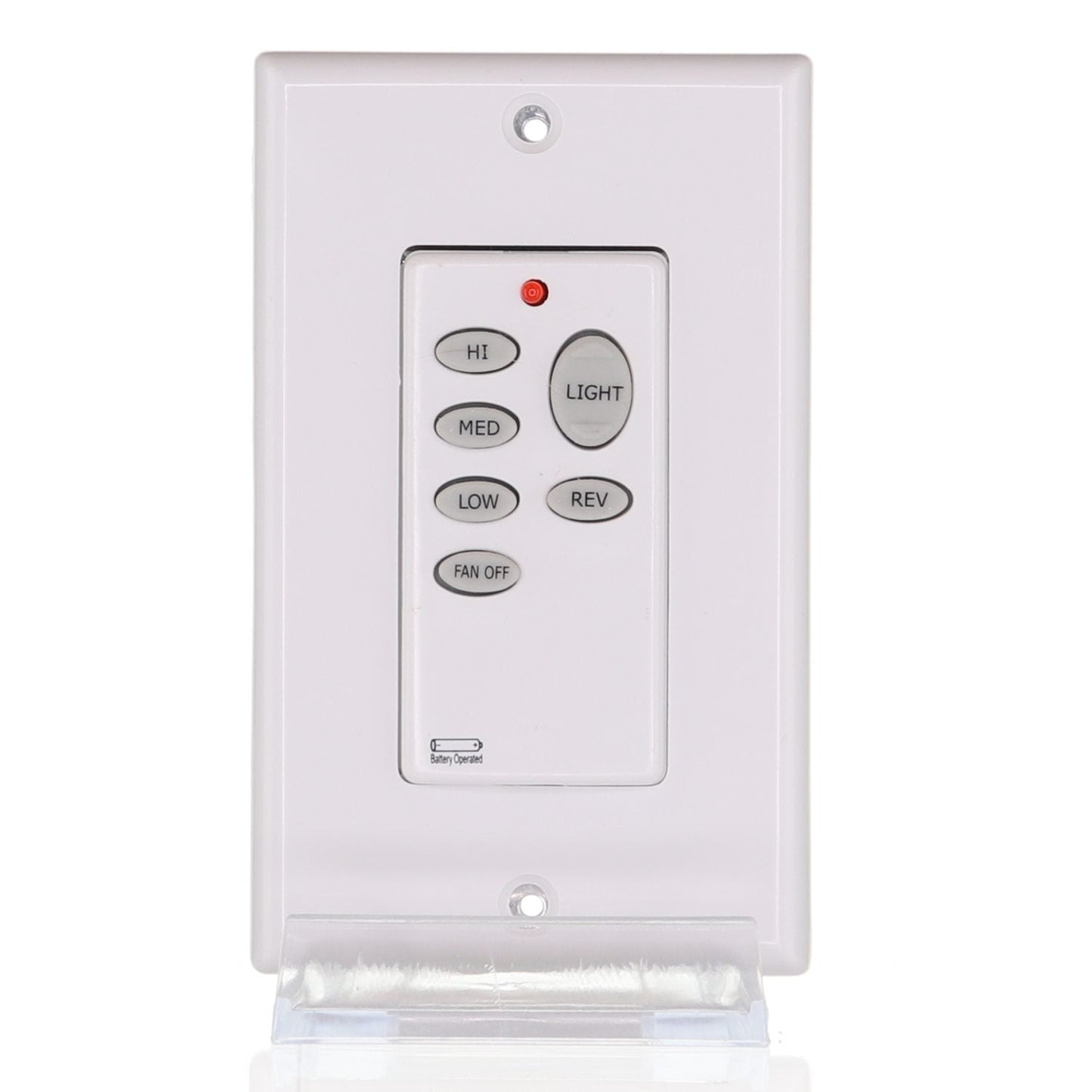 Substitute for Hampton Bay UC9050H Wired Ceiling Fan Wall Plate Remote Control CHQ9050H | Wired | 4-dip - UC9050H [CH9051T]