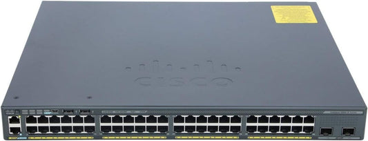 Cisco WS-C2960X-48FPS-L 48 Port PoE+ 2960X Gigabit Switch (Renewed)