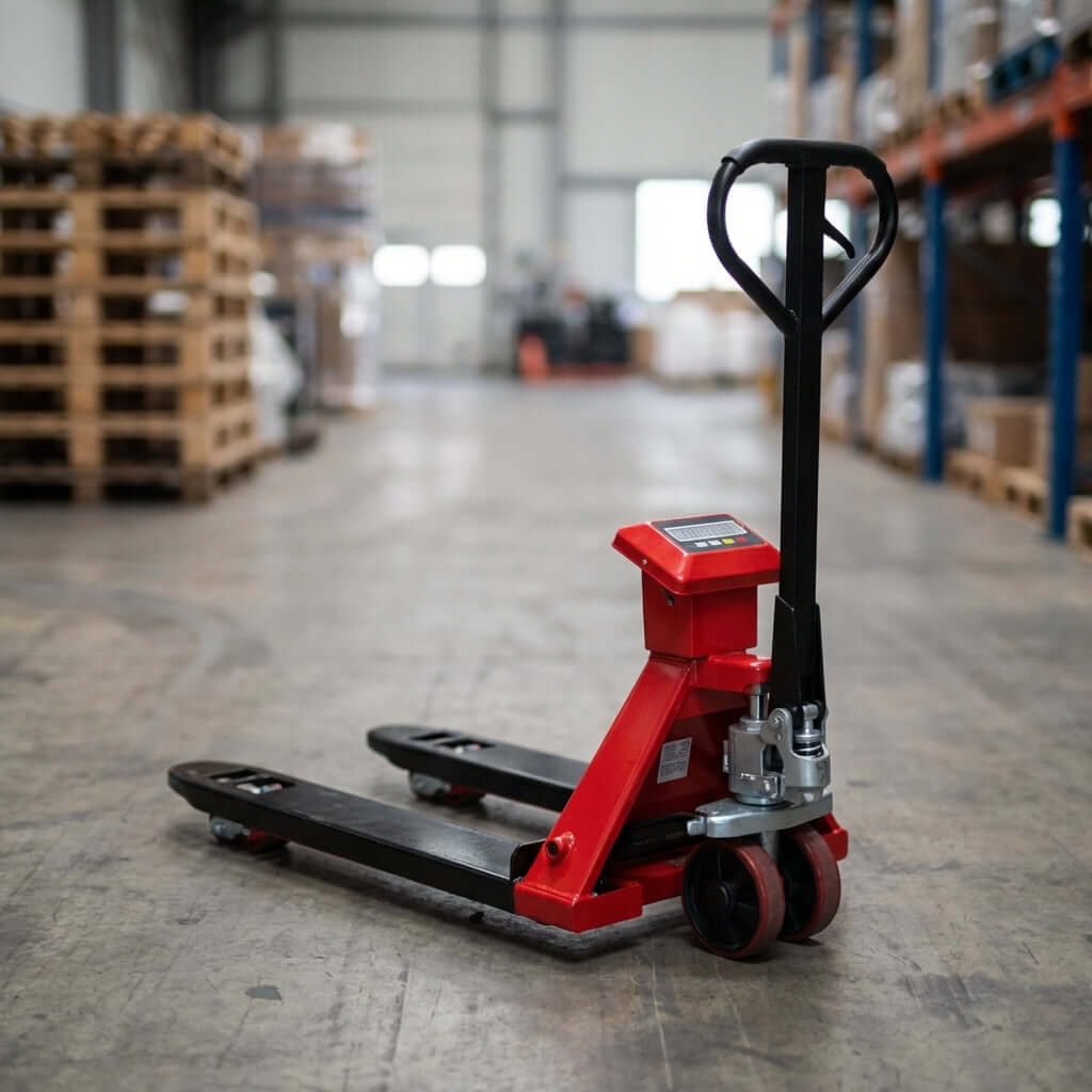 HD4400W Manual Pallet Jack with Scale, 4,400 lb Capacity, Best manual scale option