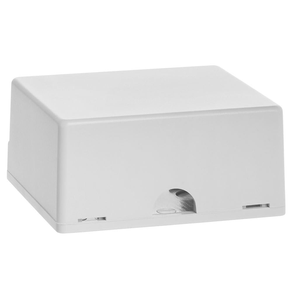 Cmple - 1 Port Keystone Jack Surface Mount Box, Single Port Surface Mount Box for Network, RJ45 Single Hole Keystone Jack