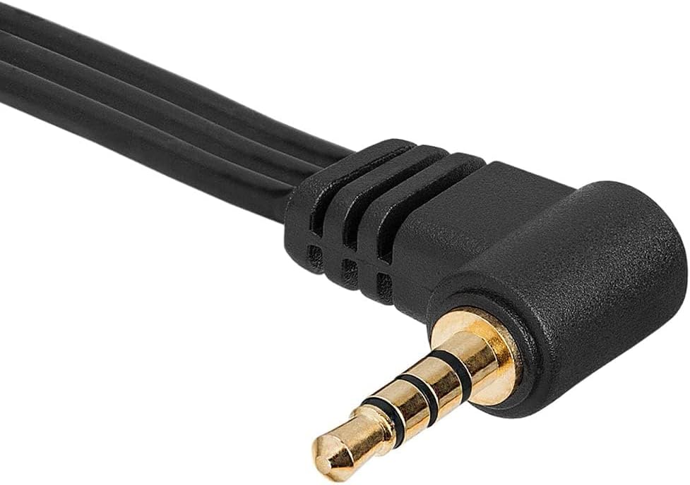 Cmple - 3.5mm to Composite AV Cable, 3.5mm to Audio/Video Cable - 6 Feet