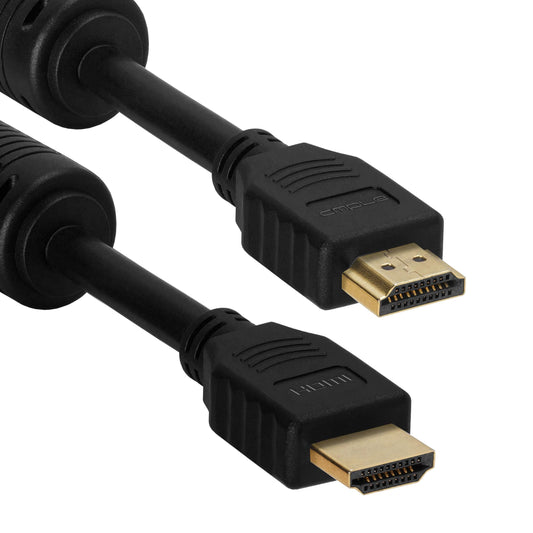 Cmple - 470N HDMI Cable with Ferrite Cores 28 AWG - 25FT High Speed HDMI Cord with Ethernet, Supports (4K, 1080p Full HD, UHD, Ultra HD, 3D, ARC, PS4, Xbox, HDTV) - 25 Feet, Black