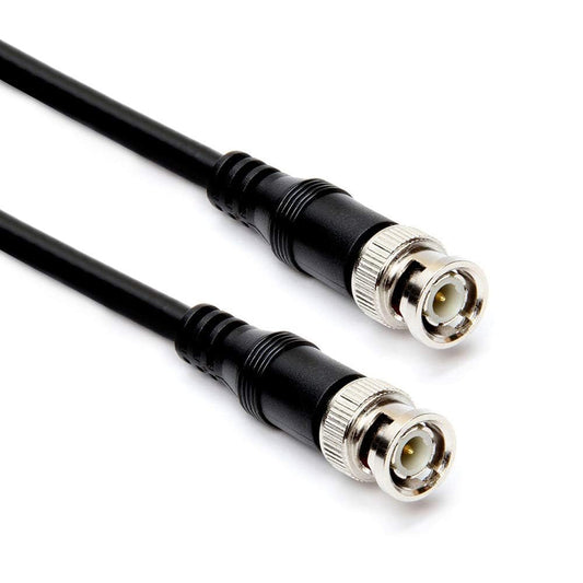 Cmple - BNC Cable 6ft RG59U 75 Ohm Coaxial Male to Male Video Cable SDI HD for CCTV Security Camera, DVR, Monitor, Surveillance System, Broadcast Video - Black