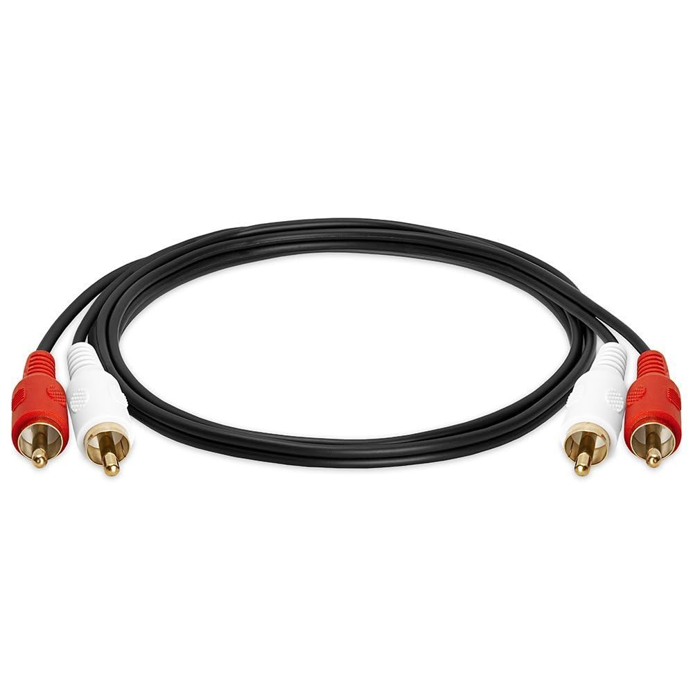 Cmple - RCA Stereo Audio Cable Male to Male -12 ft