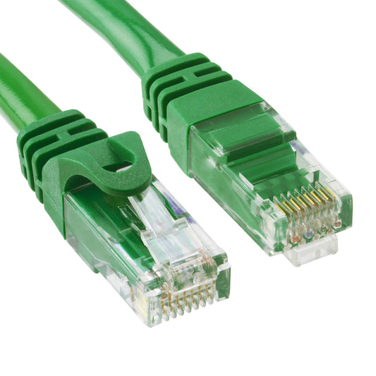 Cmple - RJ45 Cat-6 Ethernet Patch Internet Cable, High Speed Cat6 Network Cable 10 Gigabit, Cat 6 Ethernet LAN Cord with Gold Plated RJ45 Connectors - 5 Feet Yellow