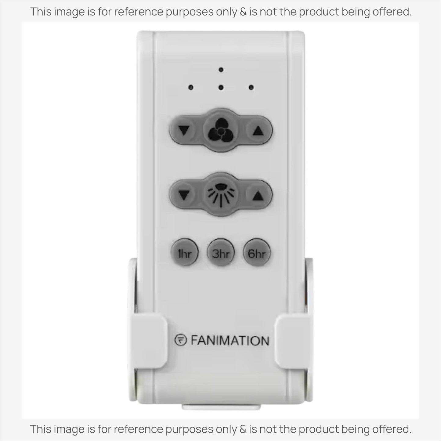 Substitute for Fanimation 3-Speed Remote Control with Receiver Non-Reversing Kit | KUJCE10611 CR500 [63T-AC83T-KIT]