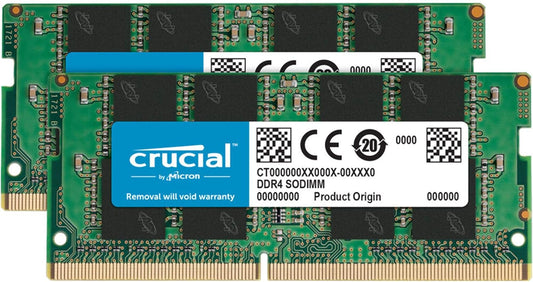 Crucial 32GB Kit (16GBx2), 260-pin SODIMM, DDR4 PC4-19200,