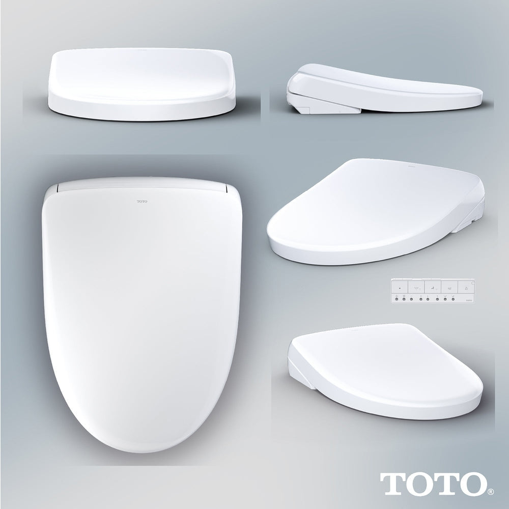 TOTO S7 WASHLET+ Bidet Toilet Seat with EWATER+ Bowl and Wand Cleaning and Lid