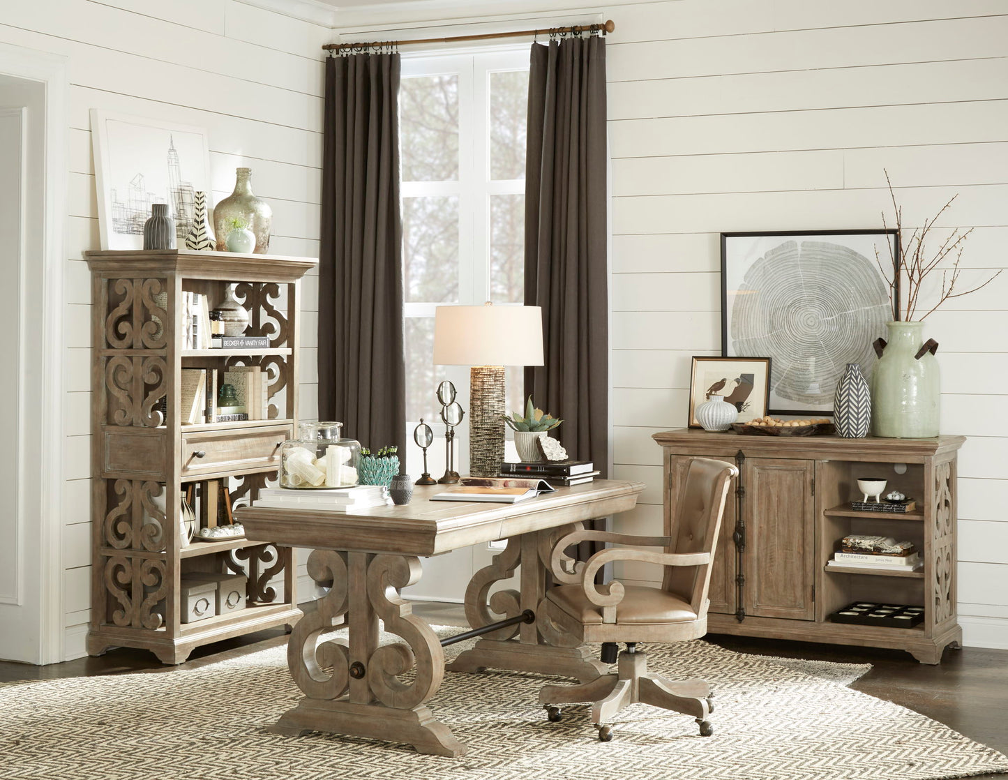 Tinley Park - Printer Stand - Dove Tail Gray
