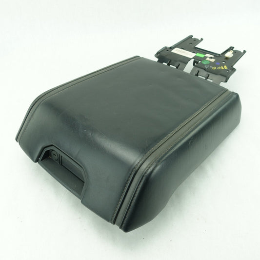 2015 2016 2017 Ford F150 Center Console Lid Armrest Cover Black Leather Platinum