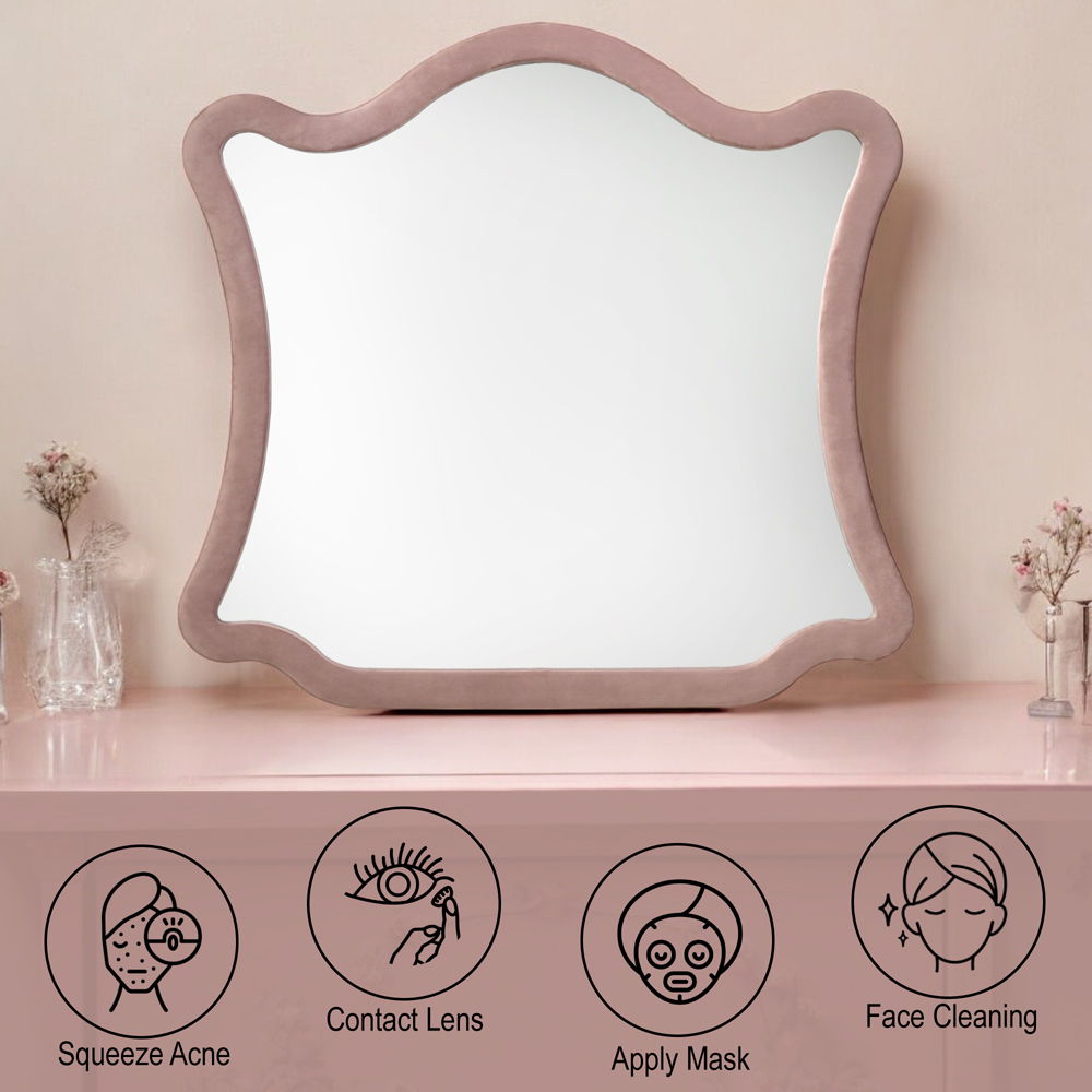 Salonia - Mirror - Pink Velvet
