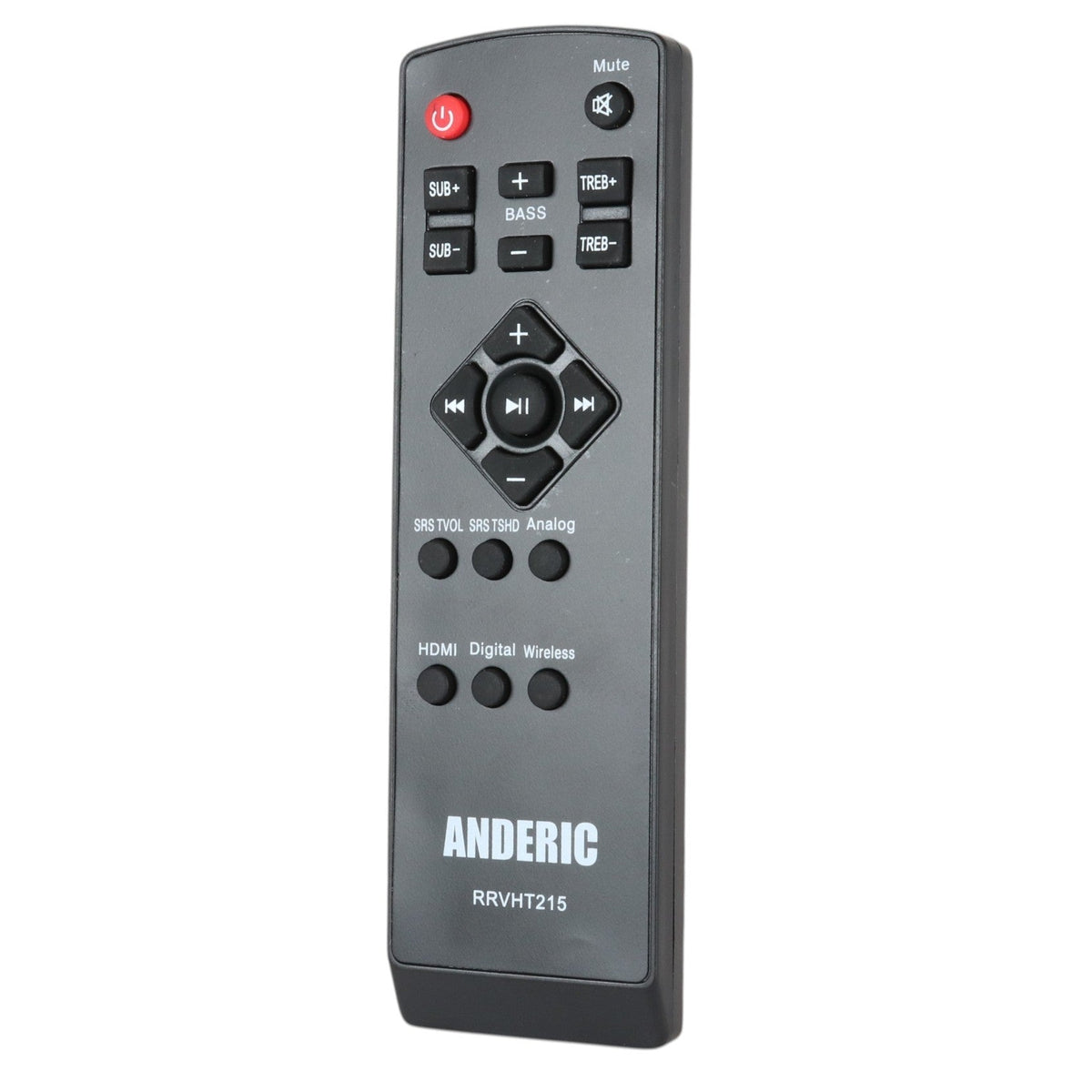 Anderic Substitute for Vizio VHT215 Sound Bar Remote Control [RRVHT215]