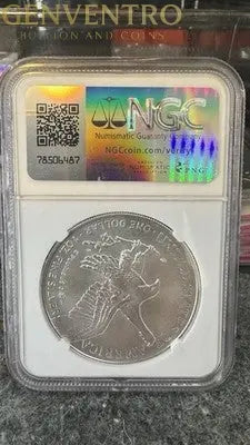 2023 American Silver Eagle US Invention Series NGC MS70 Chocolate Cookie