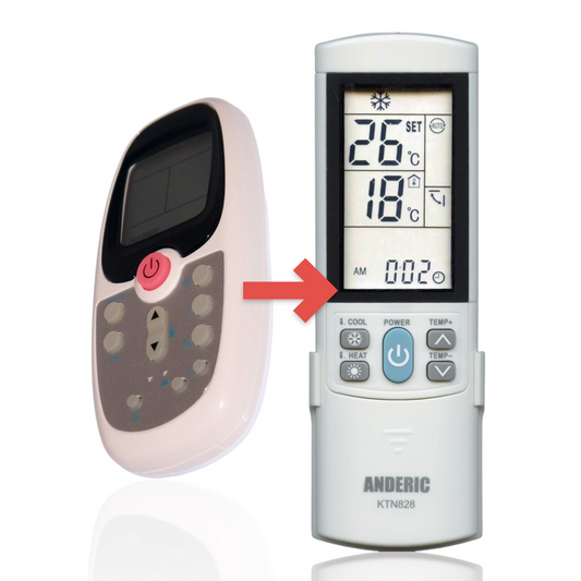Anderic Substitute for Danby DAC120BEUWDBREM Air Conditioner Remote Control [KTN828]