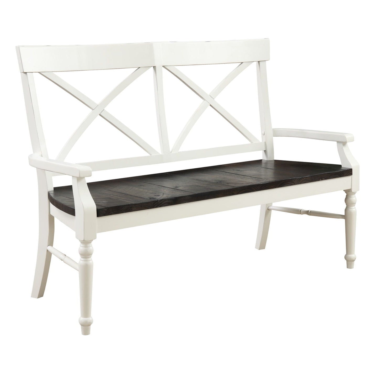 Mountina - Bench - Brown / White