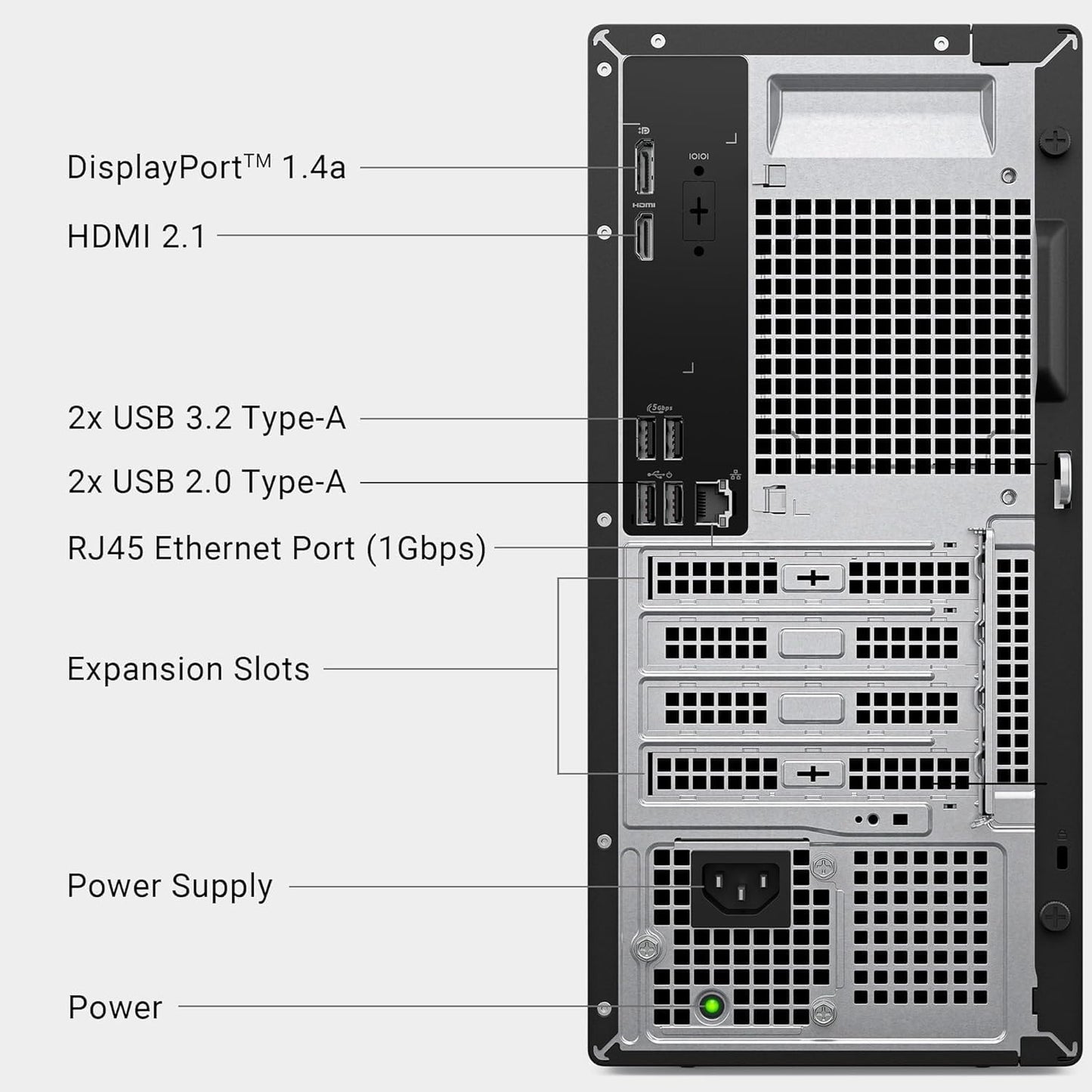 Dell ECT1250 Business Desktop, New OptiPlex Version - Intel Ultra 5-225, (10 Core, 10 Threads), 16GB DDR5 RAM, 512GB PCIe SSD, Ultra-Quiet Design, KB & Mouse, Windows 11