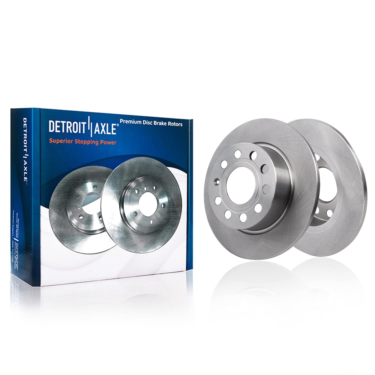 Detroit Axle - Brake Kit for 2012-2016 Honda CR-V, Disc Brake Rotors Ceramic Brakes Pads Front & Rear 2013 2014 2015 Replacement