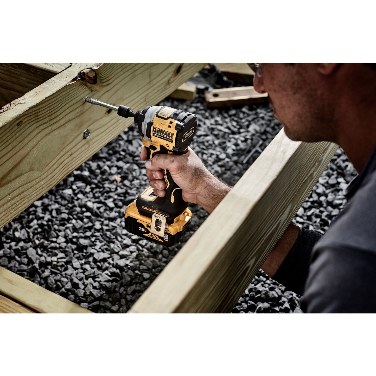 DEWALT DCF850B Atomic 20V MAX* 1/4 in Brushless Cordless 3-Speed Impact Driver (Tool Only)