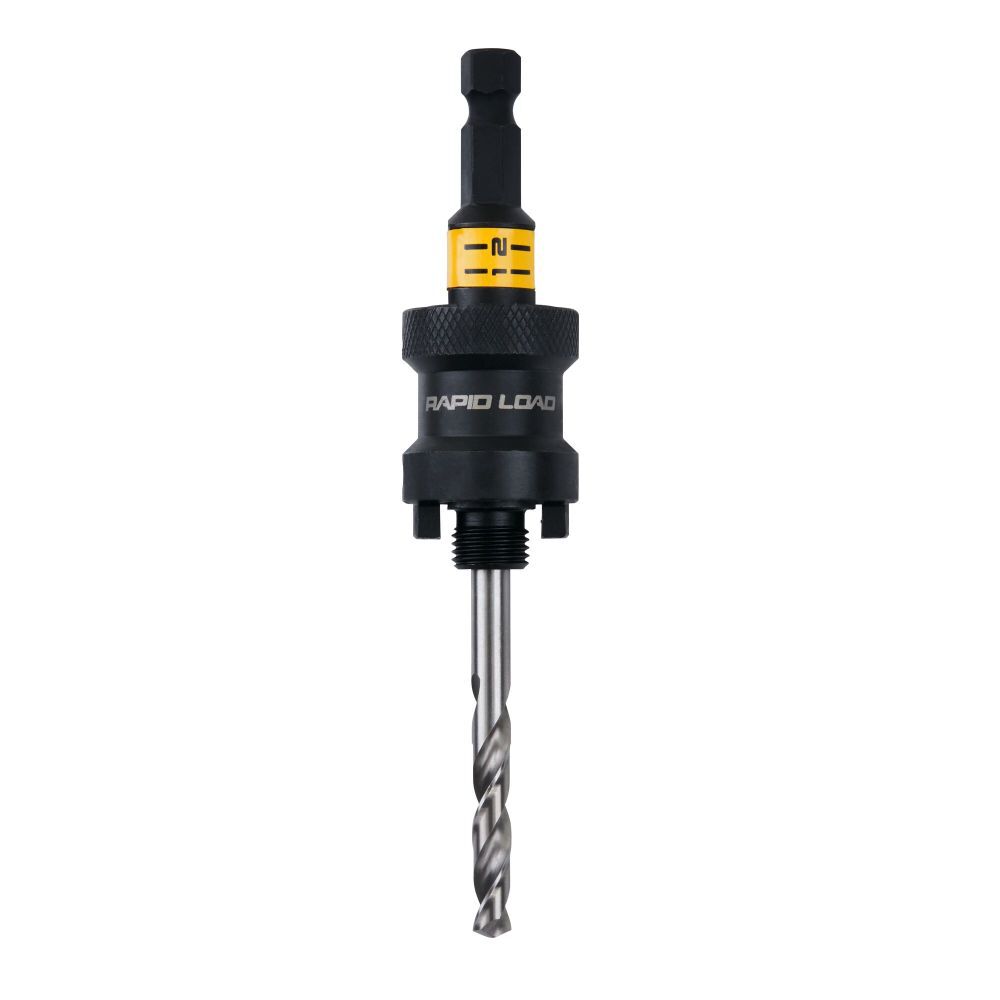 DeWalt DAH9938PBM RAPID LOAD Quick Change Hole Saw Arbors 9/16 - 1 3/16 In