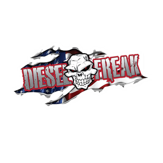 Diesel Freak Flag Rip Cut Decal