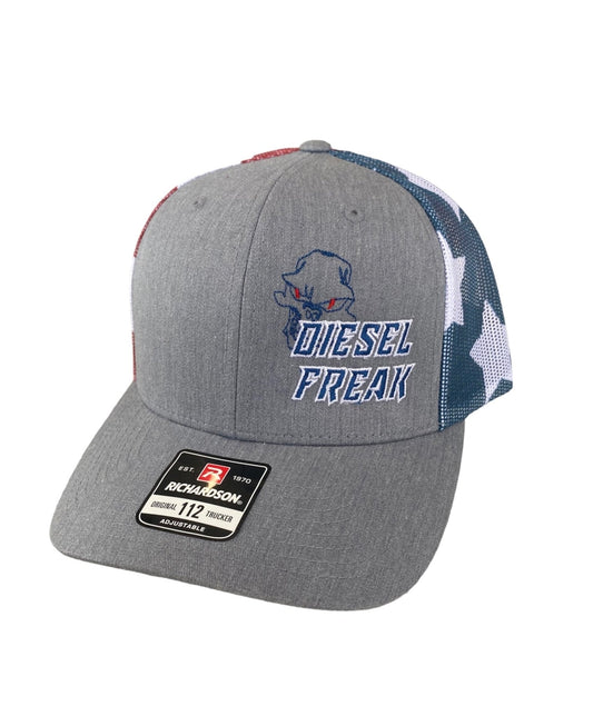 Diesel Freak American Flag Snapback Hat