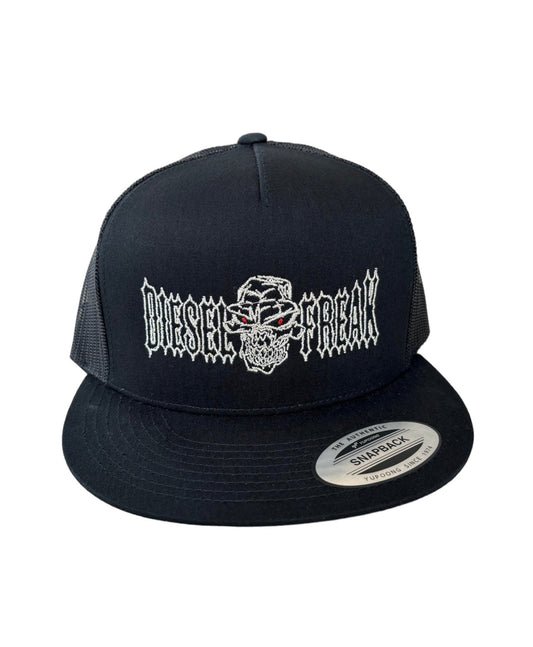 Diesel Freak Black & Silver Snapback