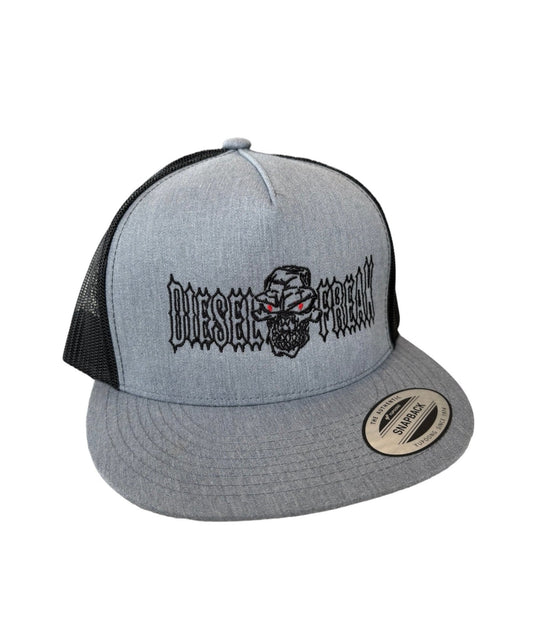 Diesel Freak Grey & Black Snapback