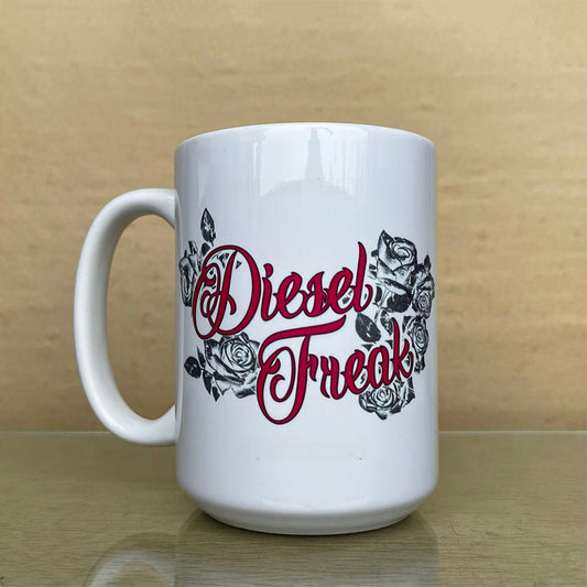 Diesel Freak Roses 15oz Coffee Cup
