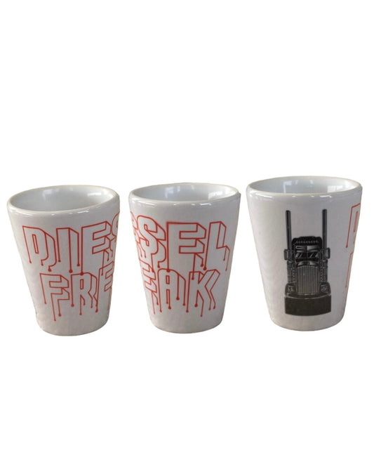 Dripping Diesel Ceramic Shot Glass