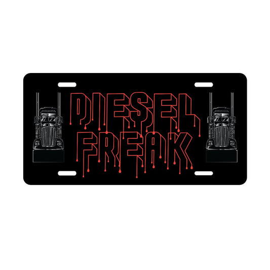 Dripping Diesel Freak License Plate