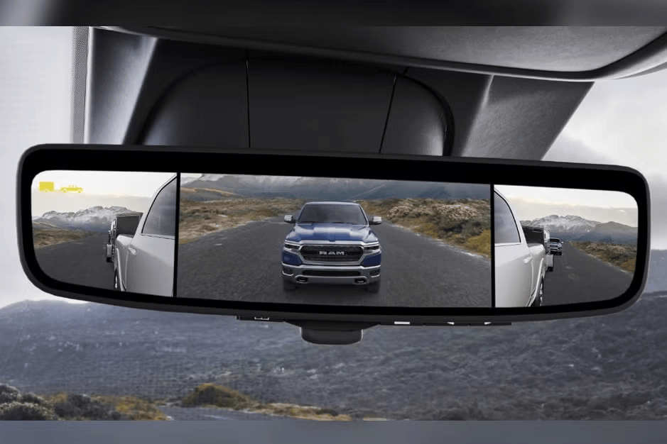 2023-2026 OEM 2500 / 3500 Digital Rear View Mirror 3.0 (Side Tow Cameras Enabled)