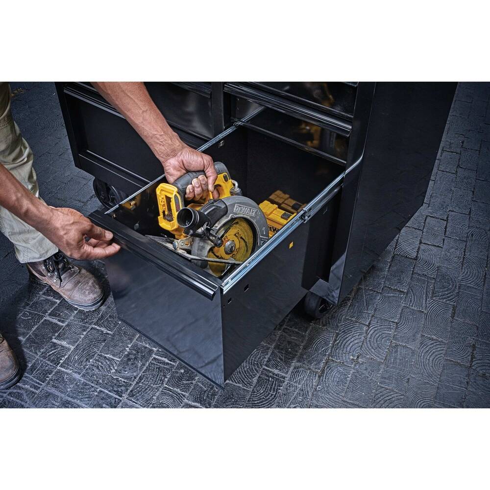 DEWALT 700 Series Husky Rolling Tool Cabinet, 26 in Wide, 6-Drawer, Roller ToolBox Organizer Chest Workbenches