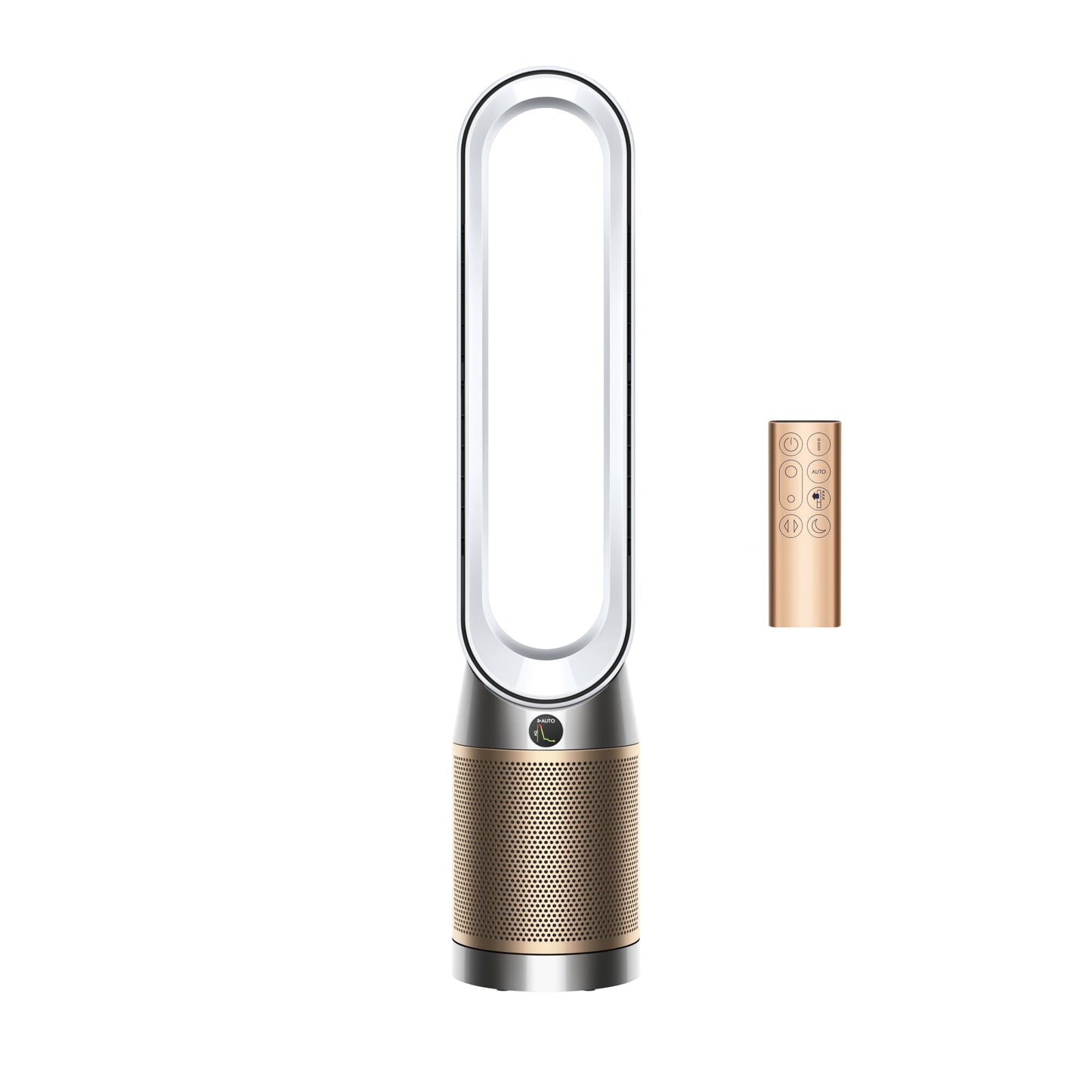 Dyson Purifier Cool PC1, HEPA Air Purifier Tower Fan, App and remote controlled, 350° oscillation, 10 levels, bladeless (White)