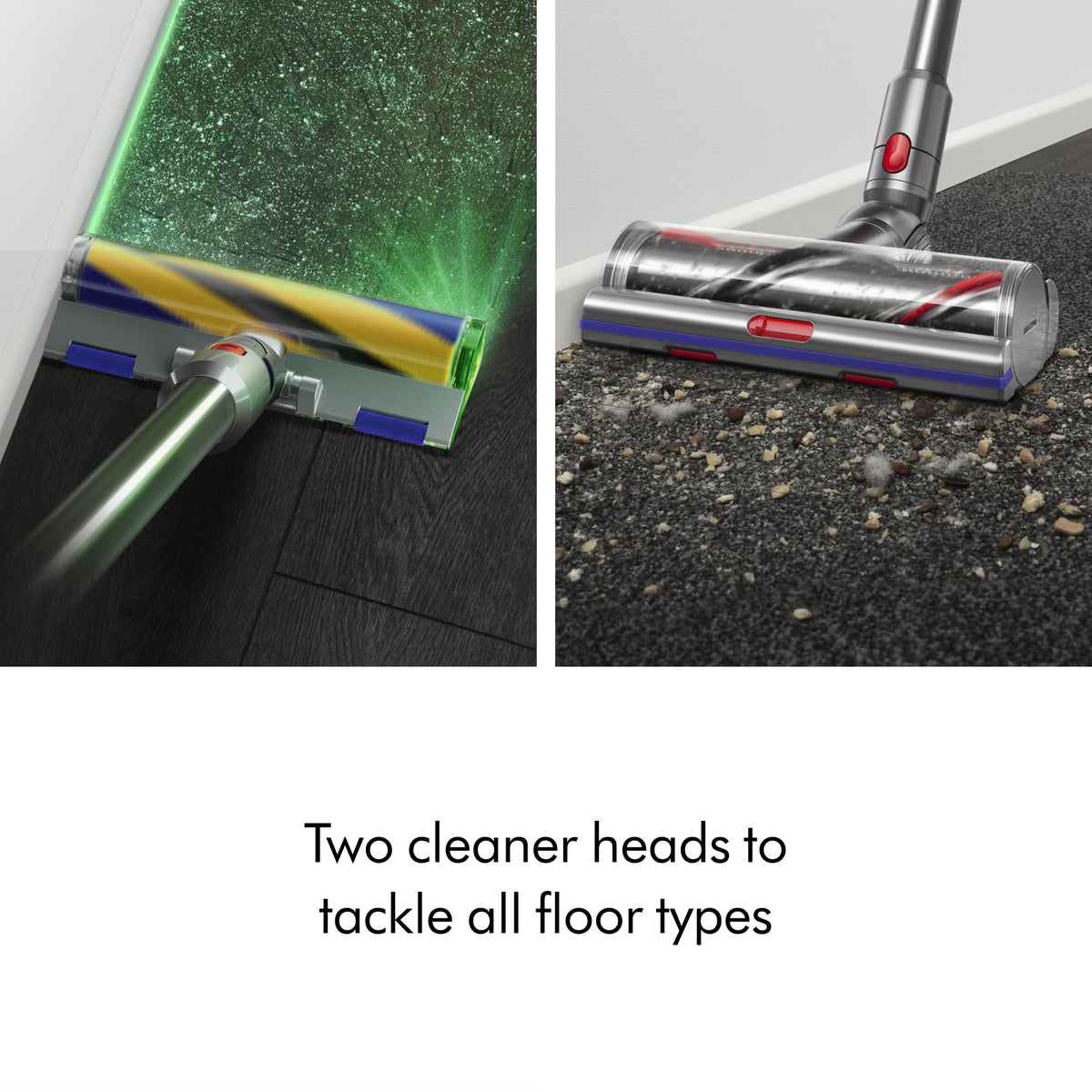 Dyson V15 Detect Cordless Vacuum Cleaner, Yellow/Nickel