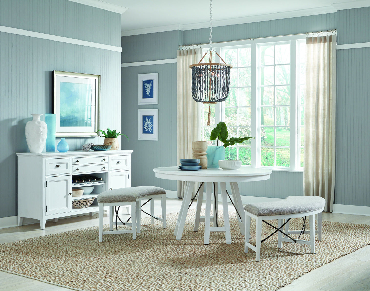 Heron Cove - Dining Side Chair With Upholstered Seat (Set of 2) - Chalk White