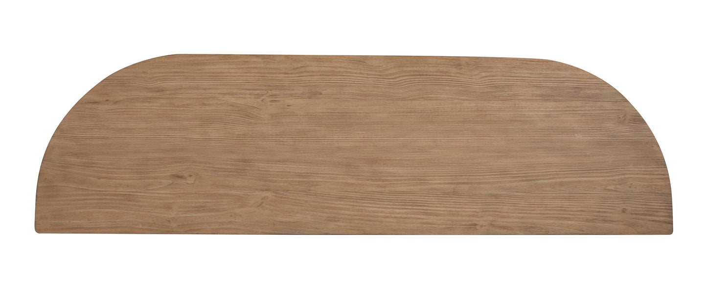 Hayden - Demilune Sofa Table - Golden Oat