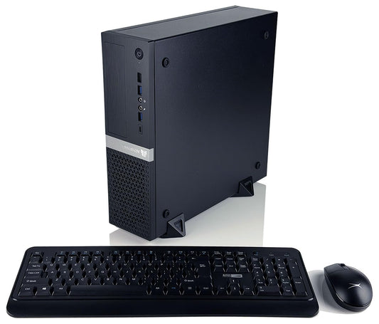 Envision S12 SFF Compact Workstation Desktop PC - Intel Ultra 5 225 (10-Core), 16GB RAM, 512GB NVMe SSD, WiFi, Arc Xe Graphics, Windows 11 Pro, Wired KB/M for Office, Business or Enterprise
